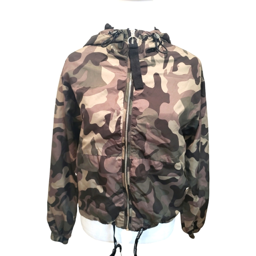 Bershka camouflage jacket size small